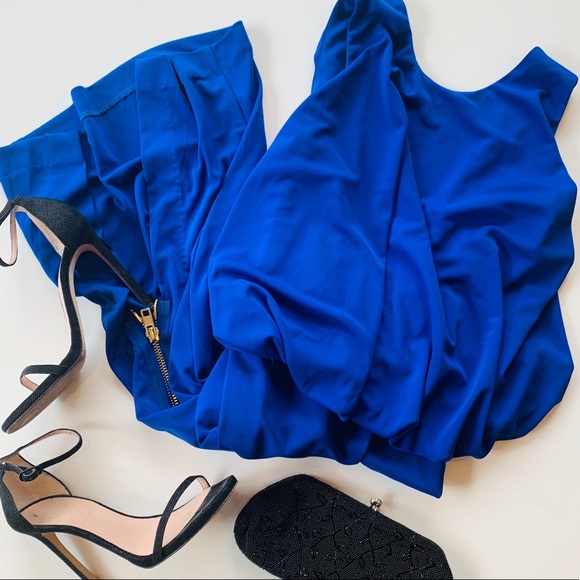 🤍2 for $120🤍  Electric Blue Zipper Gown - Picture 6 of 6